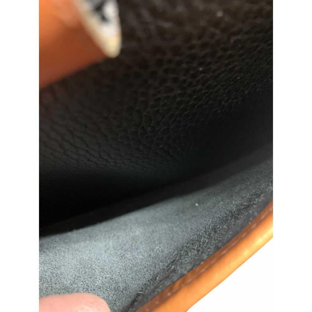 Dooney & Bourke All Weather Leather Vintage Top Handle Bag Black British Tan - Picture 6 of 15
